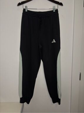 ADIDAS NWT BLACK GREY MENS SWEATPANTS SZ SMALL